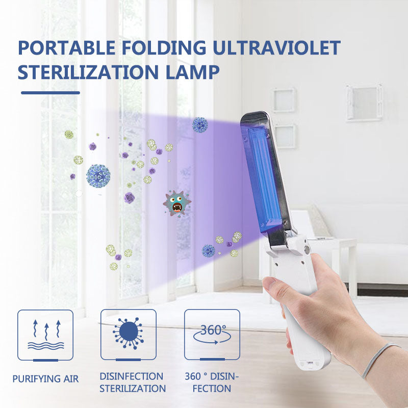 Portable UV Sterilizing Lamp for Home and Travel