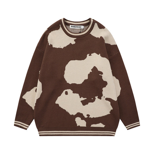 Men's Colorblock Crew Neck Sweater