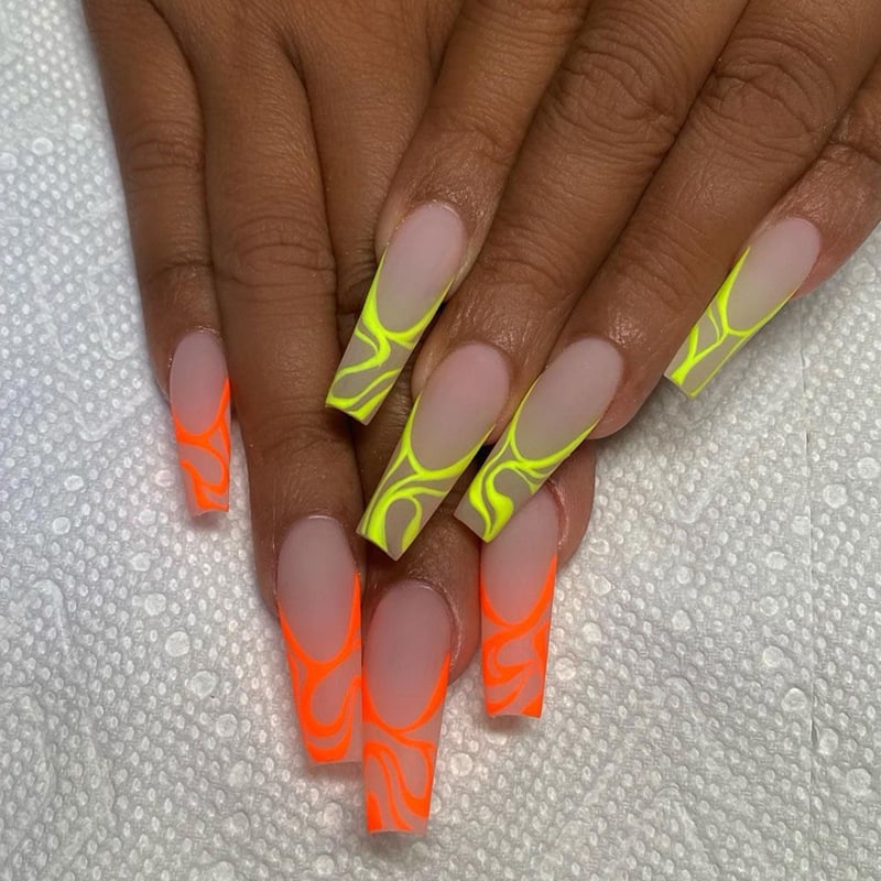 Wear Armor Long European American Nail Tips