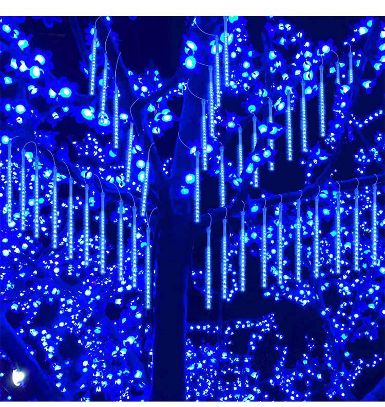 LED Meteor Shower Outdoor String Lights