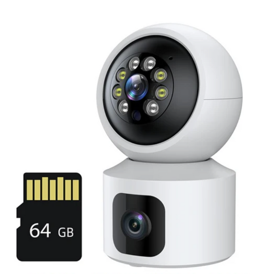 HD Wi-Fi Dual-View Panoramic Security Camera