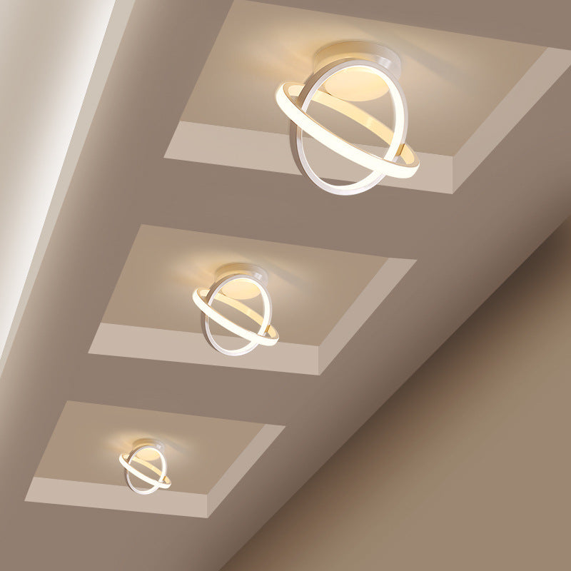 Modern LED Corridor Ceiling Light with Acrylic Design