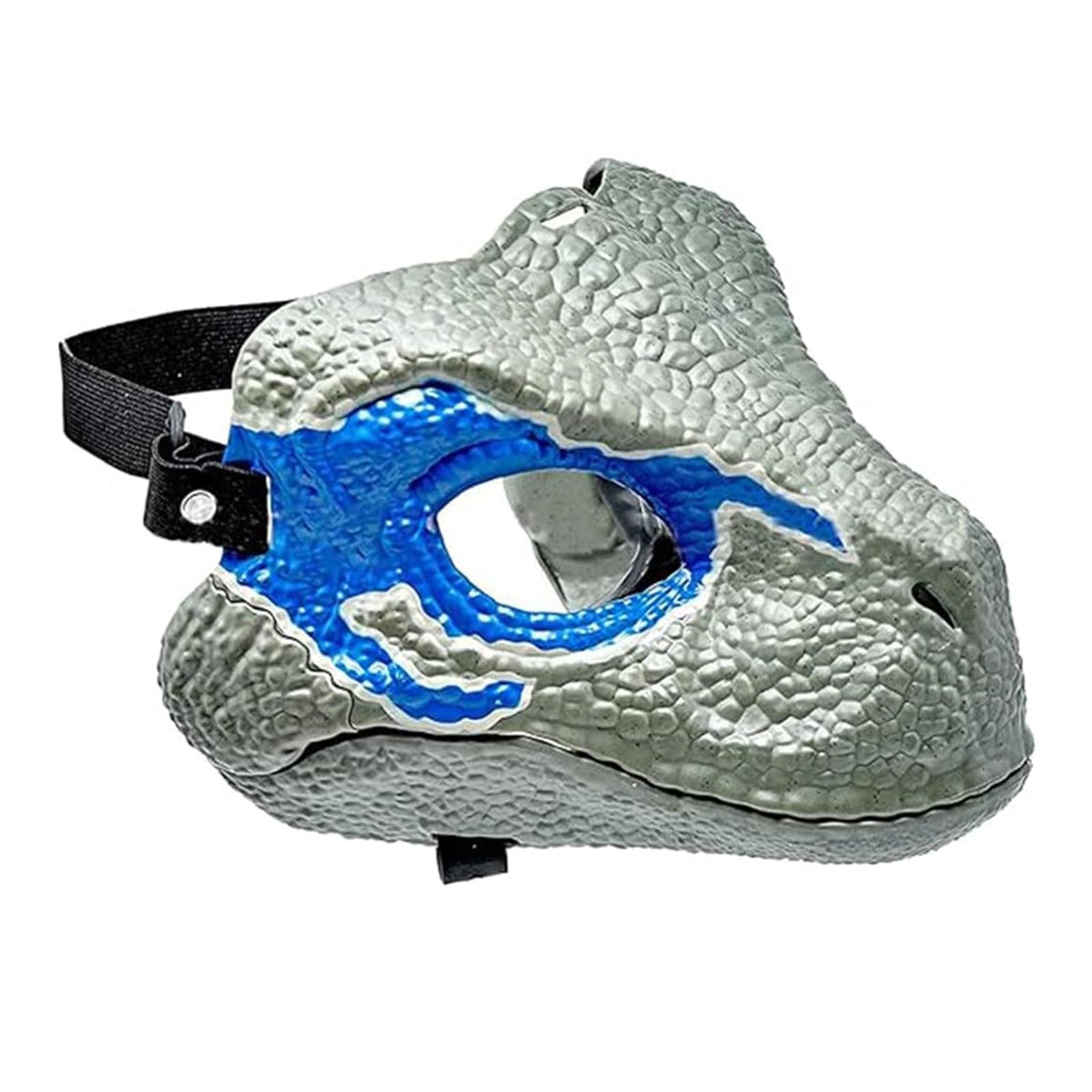 Aisstoye Dinosaur Mask with Opening Jaw Realistic Dino Masks Latex Animal Mask Dinosaur Halloween Cosplay Party Decor (Blue E)
