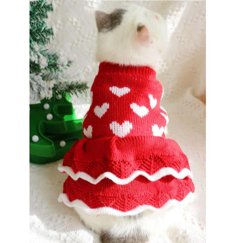 Christmas Princess Pet Sweater Dress - product image 5