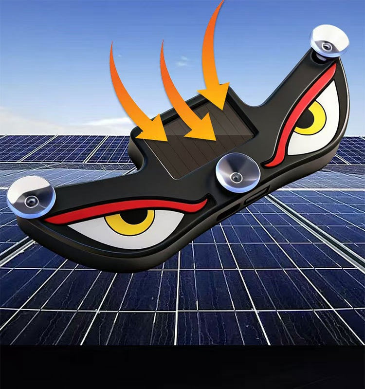 Solar Devil Eyes LED Warning Light
