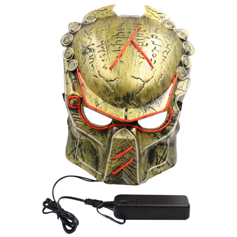 Predator Cosplay LED Mask for Halloween Costume
