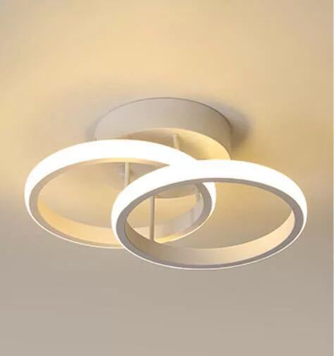 Modern LED Corridor Ceiling Light with Acrylic Design