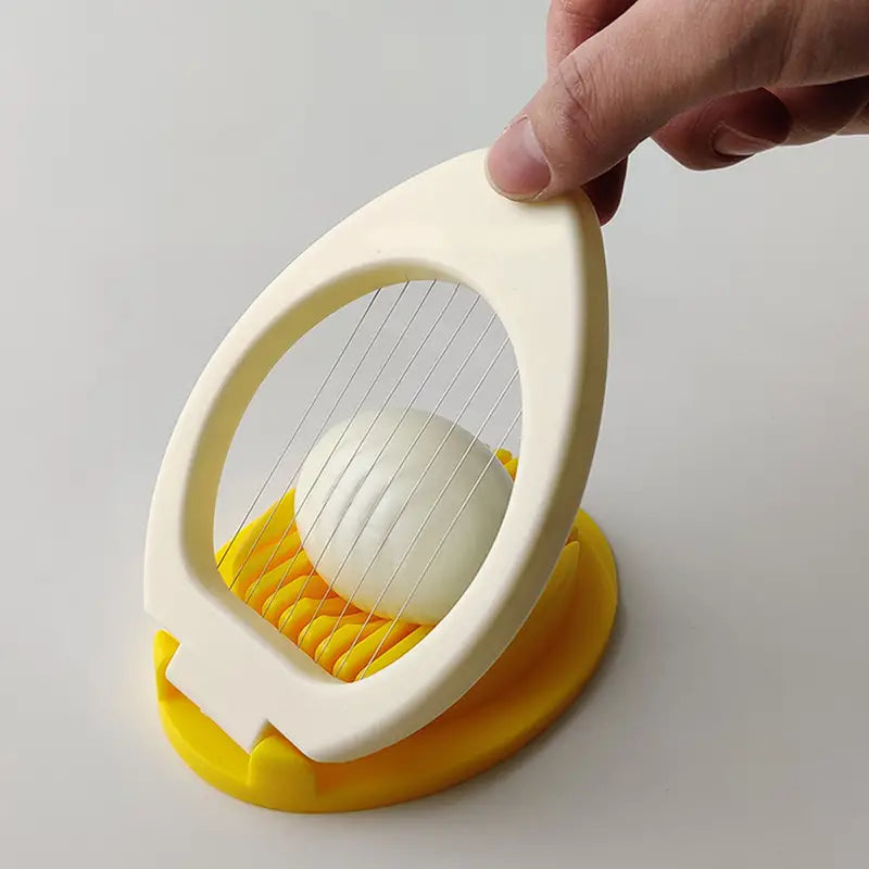 Multifunctional 1pc Plastic Egg Slicer Tool
