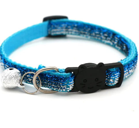 Adjustable Colorful Cat Collar with Bell - product image 5