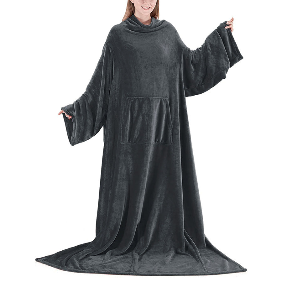 Wearable Blanket with Extra Large Pocket for Comfort