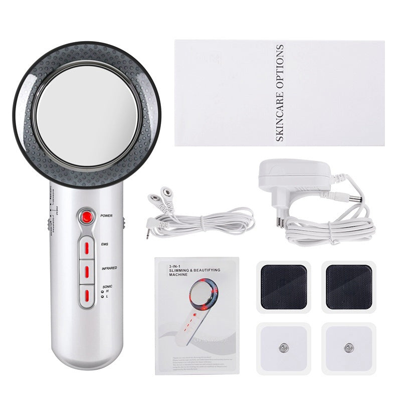3-in-1 LED Beauty Device with EMS and Ultrasound