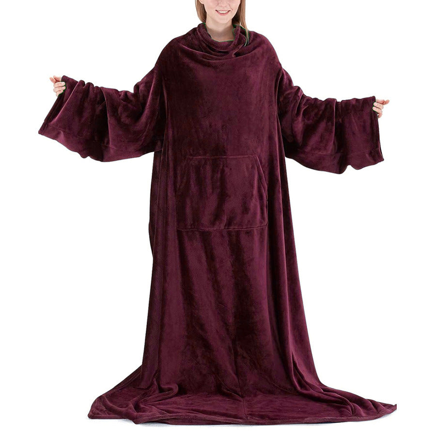 Wearable Blanket with Extra Large Pocket for Comfort