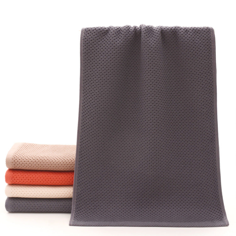 New Cotton Honeycomb Sports Towel for Home Use