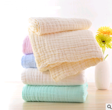 Cotton Baby Blanket, Six-Layer Ruffled Design