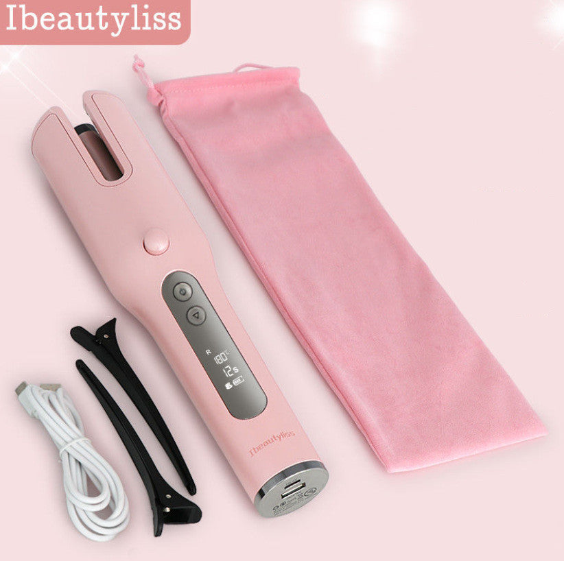 USB Wireless Automatic Hair Curler with LCD Display