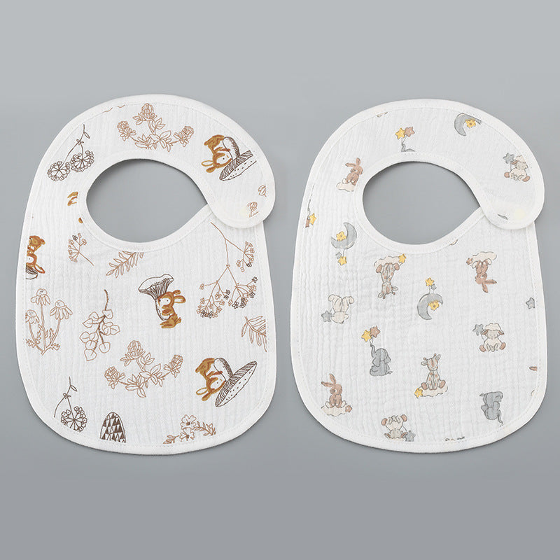Cotton Gauze Waterproof Kids Bib - product image 20
