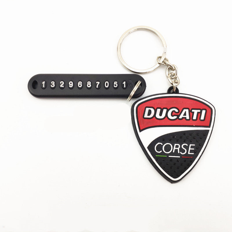 Monster 821 Keychain for DUCATI Motorcycle Enthusiasts