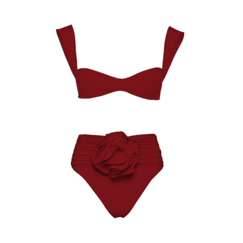Women's High-Waist 3D Rose Bikini - product image 4