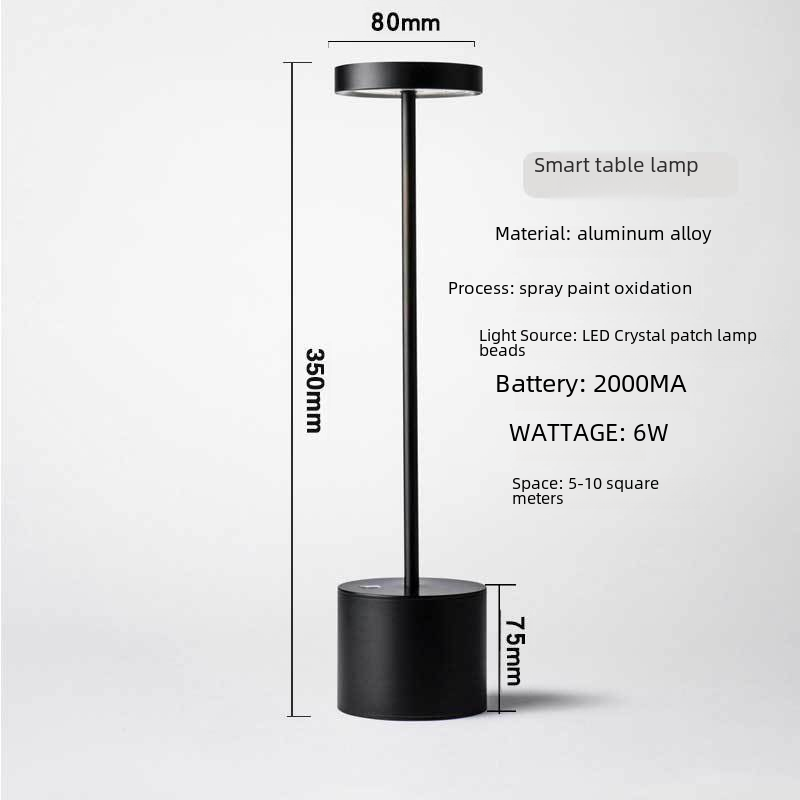 Wireless Charging LED Touch Table Lamp - Nordic Style