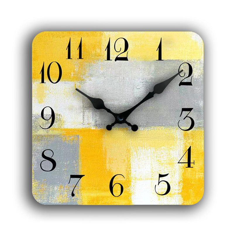 Nordic Creative Silent Wall Clock - 12 Inch, Direct Sale