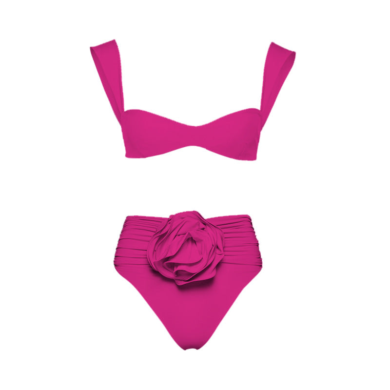 Women's High-Waist 3D Rose Bikini - product image 16