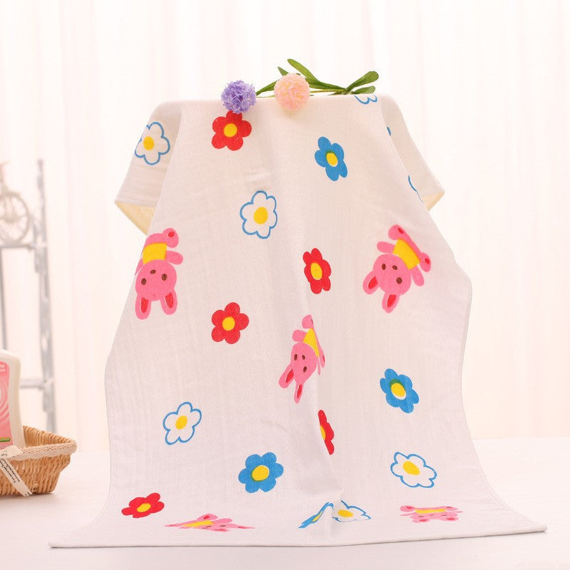 Cartoon Honeycomb Kids Bath Towel - product image 3