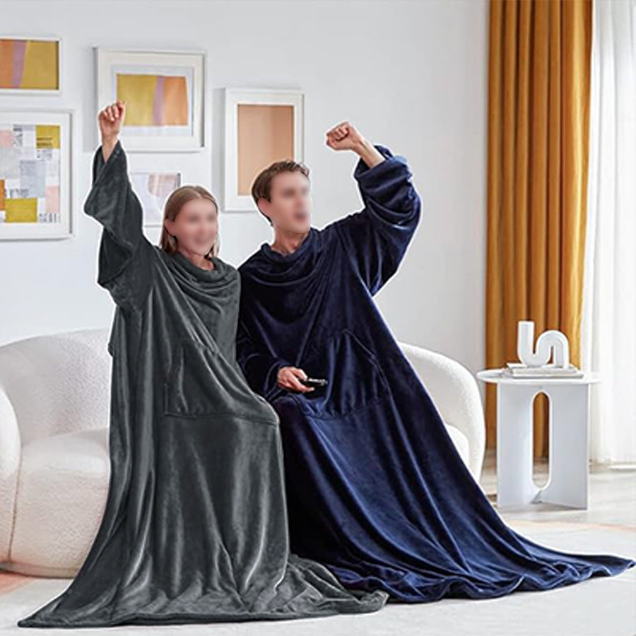 Wearable Blanket with Extra Large Pocket for Comfort