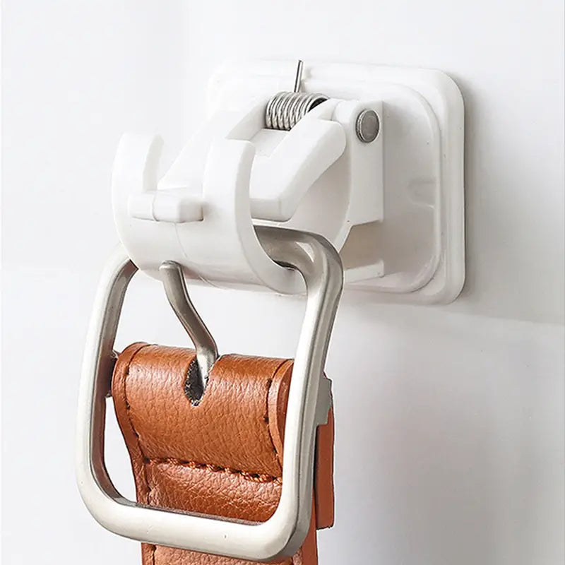 Adhesive Telescopic Rod Clip Holder for Curtains