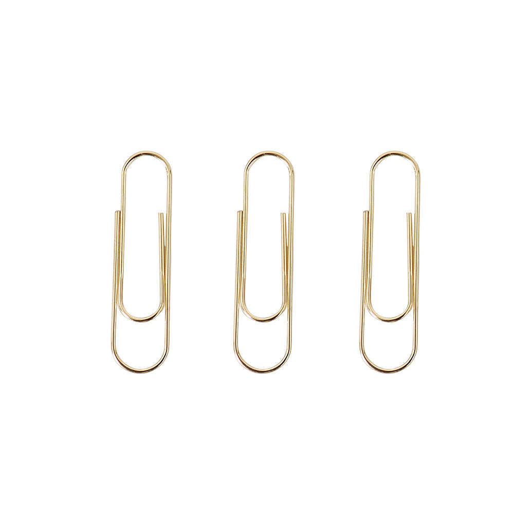 Gold Metal Paper Clips - Creative Design, Bulk Wholesale