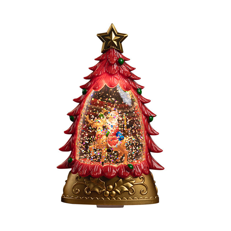 Christmas Scene Snow Globe Crystal Ball Decoration
