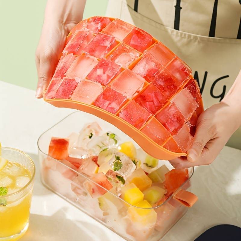 Silicone Ice Cube Mold - 32 Grid Large Capacity Tray