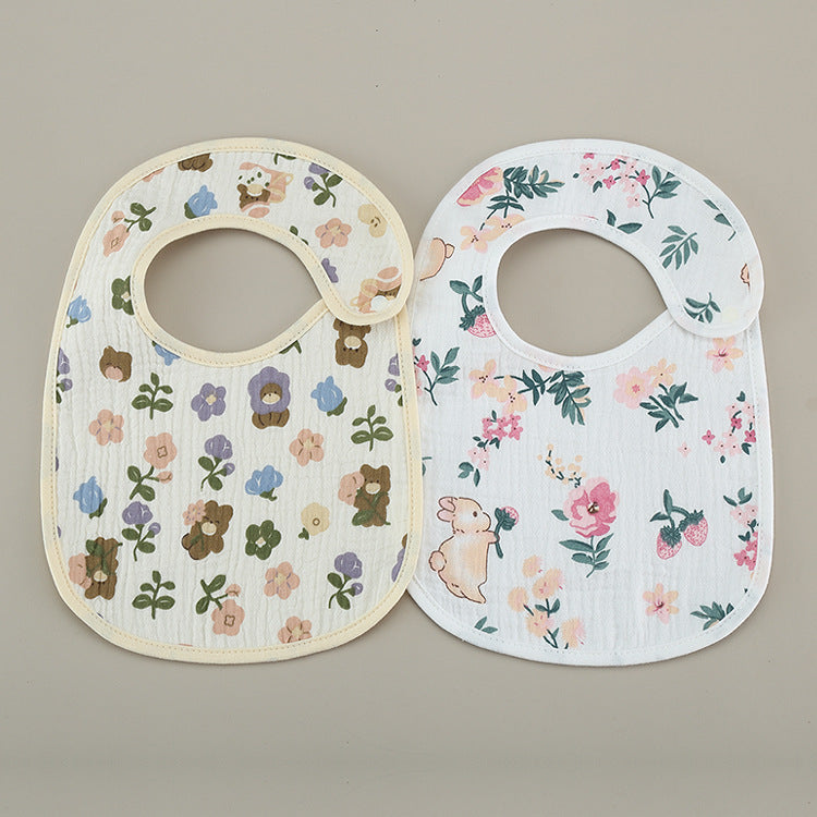 Cotton Gauze Waterproof Kids Bib - product image 10