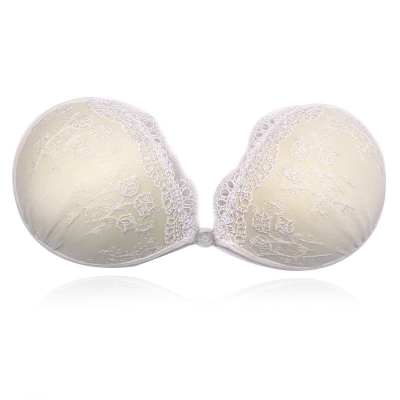 Embroidered Strapless Lace Bra Stickers for Weddings