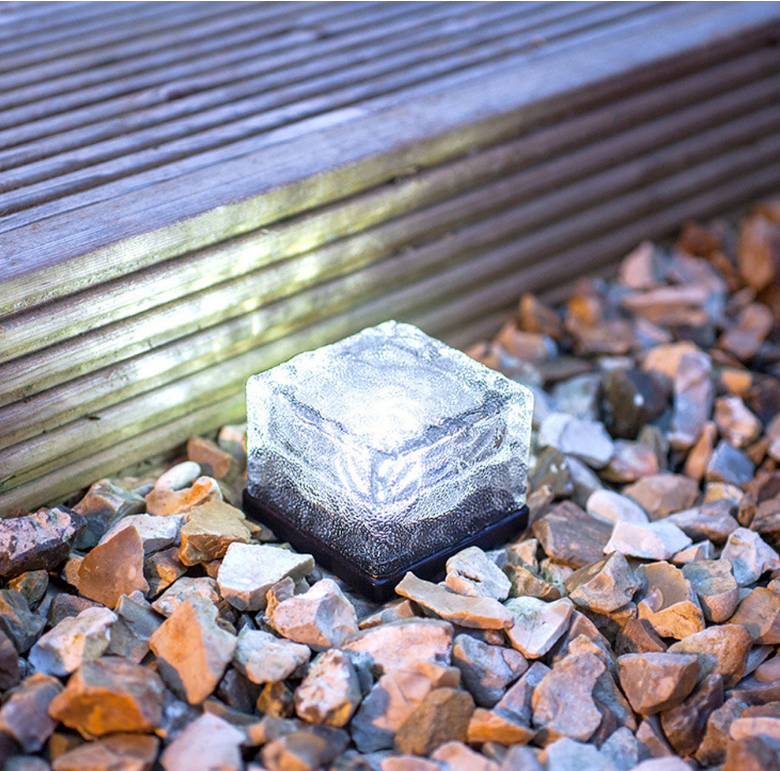 Solar Glass Brick Lawn Light - product image 6