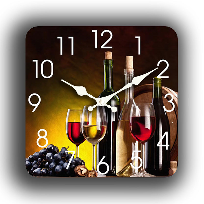 Nordic Creative Silent Wall Clock - 12 Inch, Direct Sale