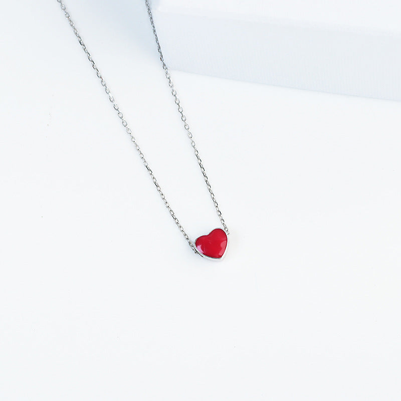 S925 Silver Color-Changing Heart Necklace - product image 2