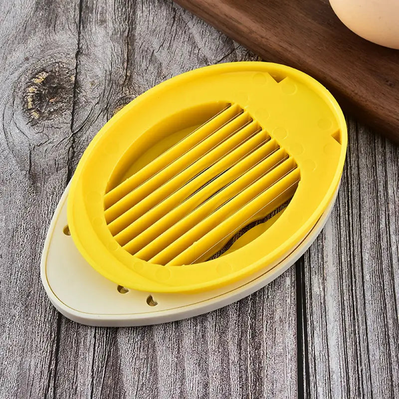 Multifunctional 1pc Plastic Egg Slicer Tool