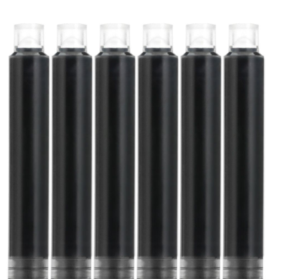 Fountain Pen Ink Cartridges in Blue, Black, Red (3.4)