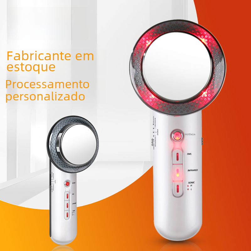 3-in-1 LED Beauty Device with EMS and Ultrasound