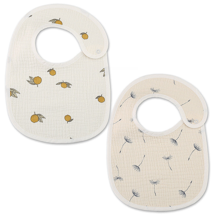 Cotton Gauze Waterproof Kids Bib - product image 11