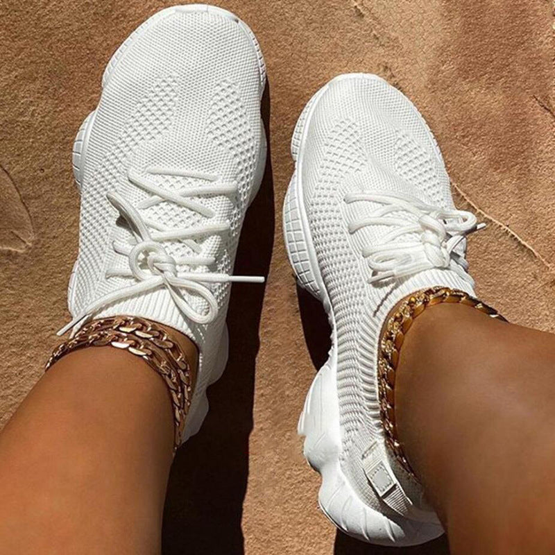 Breathable Candy Color Mesh Flats for Women