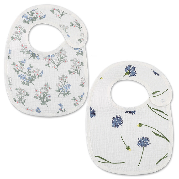 Cotton Gauze Waterproof Kids Bib - product image 12