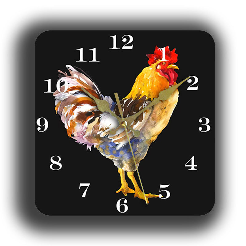 Nordic Creative Silent Wall Clock - 12 Inch, Direct Sale