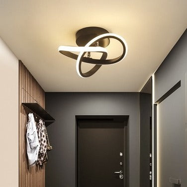 Modern LED Corridor Ceiling Light with Acrylic Design