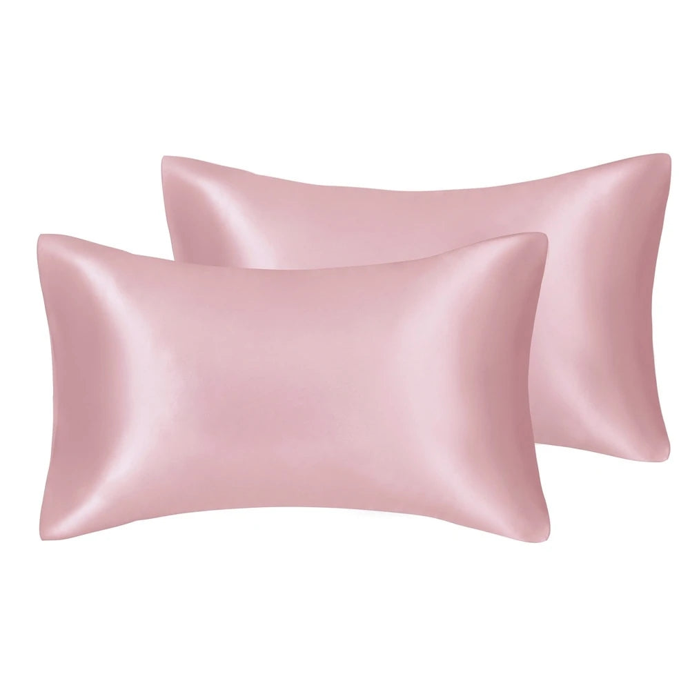 SKYNIGHT Pillow Case 75D Satin-Like Fabric (One Pair)