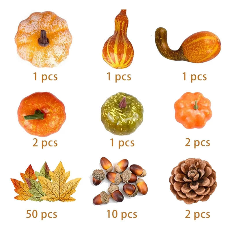Halloween Foam Pumpkin Decoration Photo Props Set