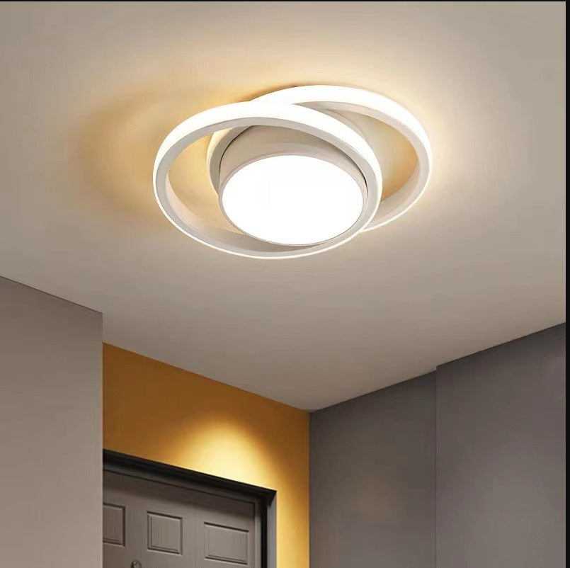 Modern LED Corridor Ceiling Light with Acrylic Design