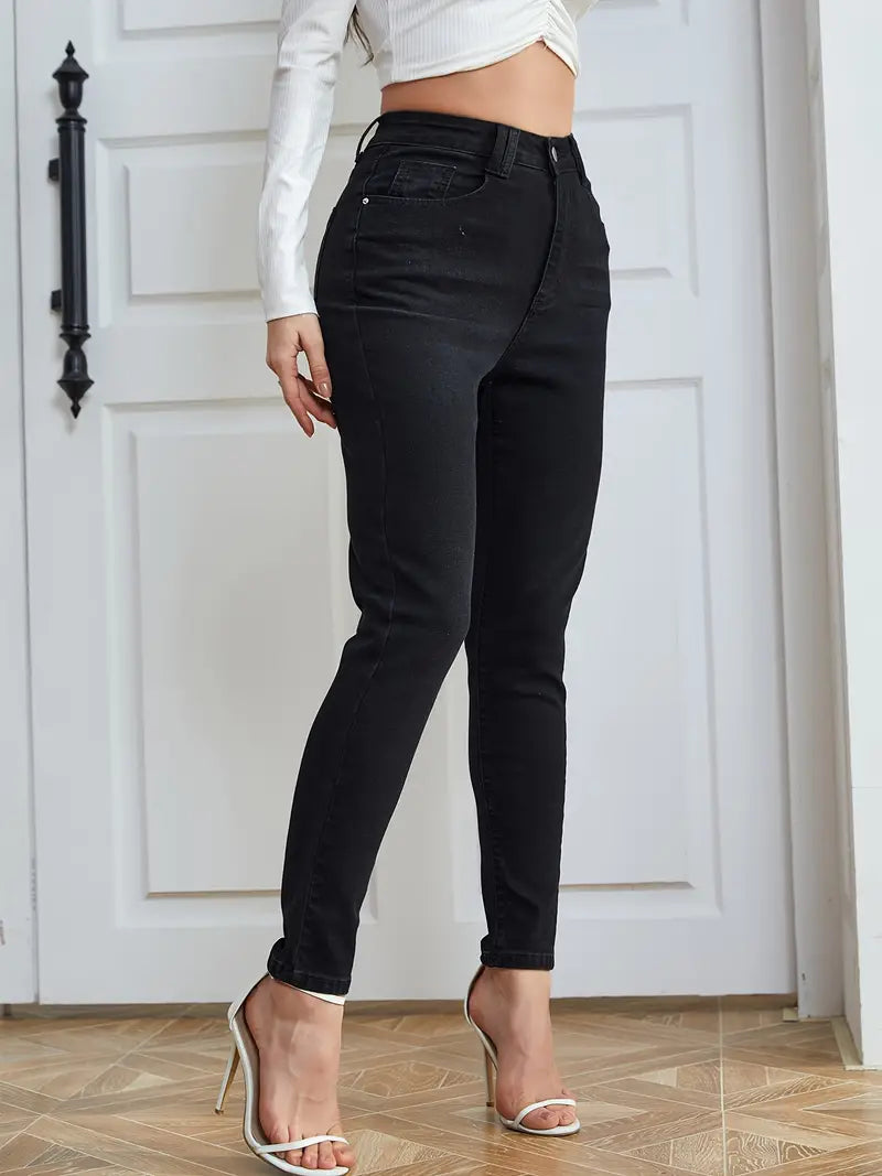 Women's High-Waisted Skinny Jeans