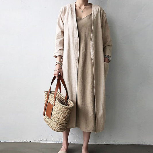 2020 Autumn Winter Plus Size Loose Cardigan Coat