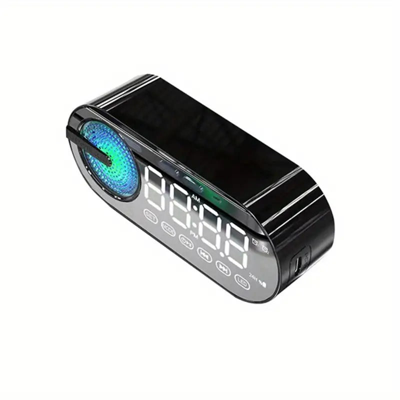 Bluetooth Alarm Clock Speaker with FM Subwoofer Portable